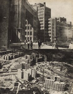 Complejo Gosprom Palacio de la Industria en la ciudad ucraniana de Járkov, 1933