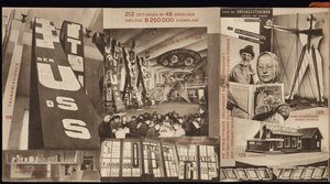 URSS. Catálogo del pabellón soviético en la Exposición Internacional de Prensa, Colonia, 1928 de Eliezer Markowich Lissitzky