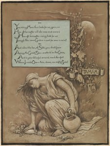 (Ilustración para el Rubáiyát de Omar Khayyám) In memoriam de Elihu Vedder