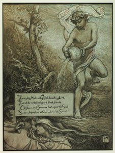 (Ilustración de Rubáiyát de Omar Khayyám) El poderoso Mahmud de Elihu Vedder