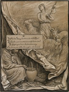 (Ilustración para Rubáiyát de Omar Khayyám) Juventud y edad