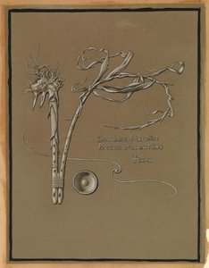 (Ilustración para Rubáiyát de Omar Khayyám) Firma del artista de Elihu Vedder