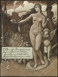 (Ilustración para Rubáiyát de Omar Khayyám) En el principio de Elihu Vedder