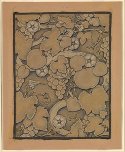 (Ilustración para Rubáiyát de Omar Khayyám) Papel de forro de Elihu Vedder