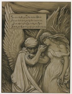 (Ilustración para Rubáiyát de Omar Khayyám) La copa de la muerte de Elihu Vedder