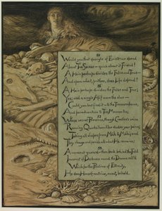 (Ilustración para Rubáiyát de Omar Khayyám) El destino inevitable