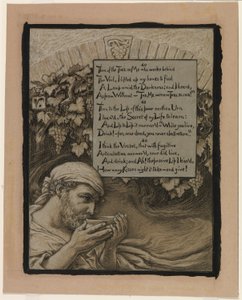 (Ilustración para Rubáiyát de Omar Khayyám) El alma de la copa