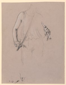 Estudio de figura: Hombre disfrazado