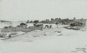 De 30 dibujos del viaje por el Nilo: Medine y Haboo de Elihu Vedder