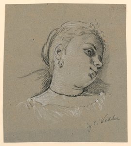 Chica italiana de Elihu Vedder
