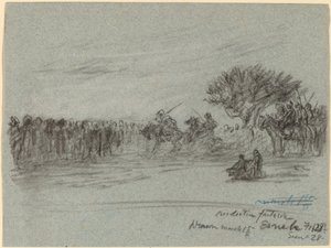 Viaje por el Nilo, Esneh, Egipto de Elihu Vedder