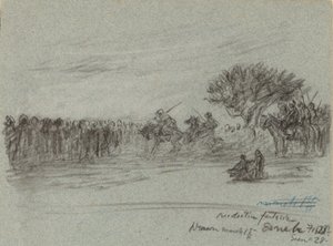 Viaje por el Nilo, Esneh, Egipto, 1890 de Elihu Vedder