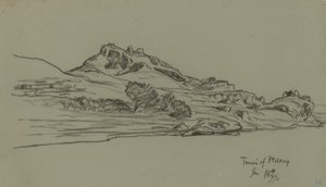 Viaje por el Nilo, Tmui de Ptolomeo, 1890 de Elihu Vedder