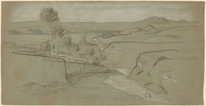 Paisaje Romano de Elihu Vedder