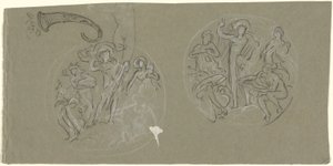Ficha de estudios para techo Huntington de Elihu Vedder