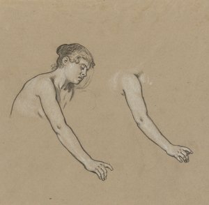 Estudios para Figura de Invierno de Elihu Vedder