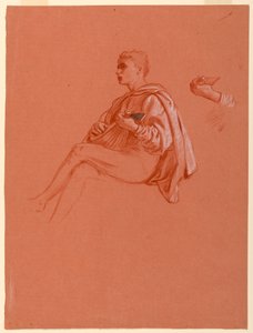 Estudio para "Un Picnic Florentino" de Elihu Vedder