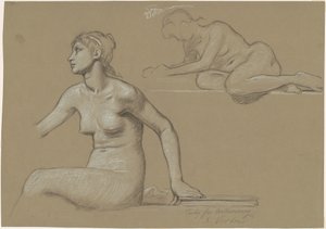 Estudio para "Astronomía" de Elihu Vedder