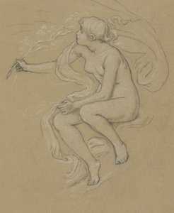 estudio para la figura de la primavera