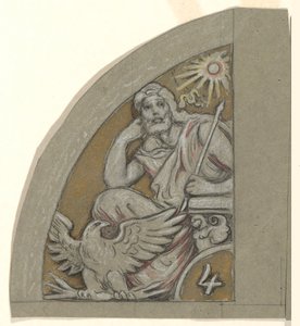 Estudio para Júpiter de Elihu Vedder