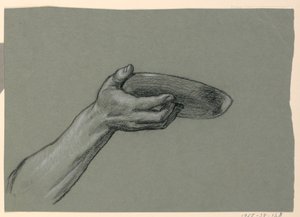 Estudio de brazo de Elihu Vedder
