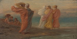 La fiesta musical, c. 1875 de Elihu Vedder