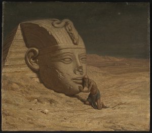 El cuestionador de la Esfinge de Elihu Vedder
