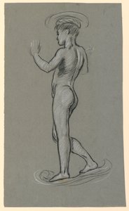Estudio de figura para diseño de fuente de Elihu Vedder