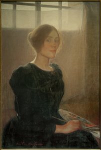 Autorretrato de Elin Danielson Gambogi