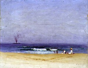 En la playa