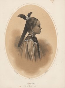 Chica china, tocado Sycee, 1855