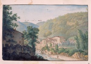 Paisaje montañoso de Elisa Bonaparte