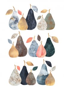 Peras abstractas modernas