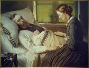 E.Jerichau-Baumann, El soldado herido de Elisabeth Jerichau Baumann