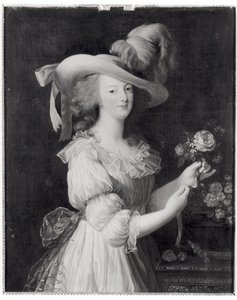 Copia de un retrato de María Antonieta (1755-93) después de 1783 de Elisabeth Louise (after) Vigee Lebrun