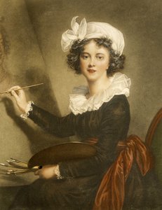 Grabado que reproduce a Marie Elisabeth Louise Vigee Le Brun (o Vigee-Lebrun o Vigee Lebrun) de Elisabeth Louise (after) Vigee Lebrun