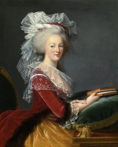 Retratos de María Antonieta (1755-1793), reina de Francia (detalle) de Elisabeth Louise Vigee Lebrun