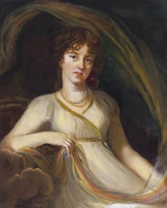 Retrato de la princesa Ekaterina Osipovna Tyufyakina, née Khorvat 1777-1802 como Iris, 1802 de Elisabeth Louise Vigee Lebrun