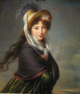 Retrato de la princesa Irina Ivanovna Vorontsova, née Izmaylova 1768-1848, ca. 1797 de Elisabeth Louise Vigee Lebrun
