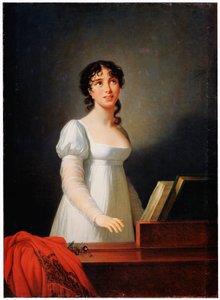 Retrato de la cantante italiana Angelika Catalani, finales del siglo XVIII o principios del XIX de Elisabeth Louise Vigee Lebrun