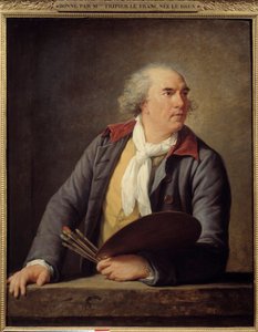 Retrato del pintor Hubert Robert (1733-1808) de Elisabeth Louise Vigee Lebrun