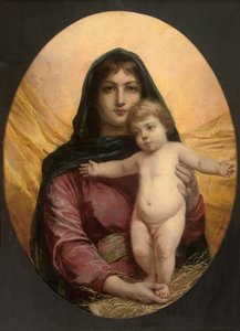 La Madonna y el Niño, 1881 de Elisabeth Maria Anna Jerichau Baumann