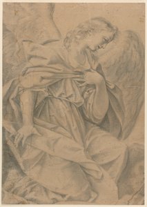 Un ángel arrodillado de Elisabetta Sirani