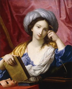 Melpómene, la musa de la tragedia de Elisabetta Sirani