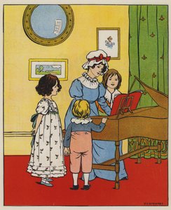 Tiempo de madre (litografía en color)
