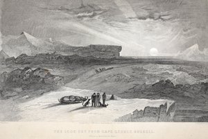 Mirador desde el Cabo George Russell, ilustración de 