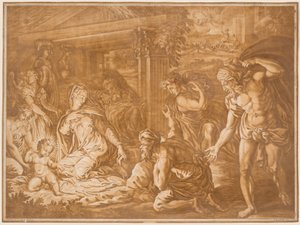 La Adoración de los Pastores de Elisha Kirkall