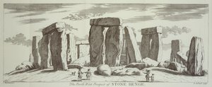 La Perspectiva Noroeste de Stone Henge de Elisha Kirkall