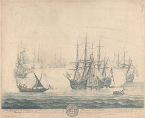 Vista de Bombay de Elisha Kirkall