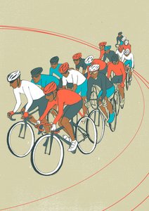 Carrera de bicicletas